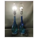 Foshan Carro Blue Art Glass Table Lamps