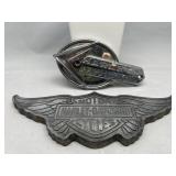 Vintage Harley Davidson Tank Badge & More
