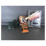 Vtg Littlestown Pa. Cast Iron Vise & Staple Guns