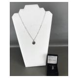 Sterling Silver & Diamond L Inital Necklace & More