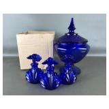 Cobalt Blue Candy Dish & More