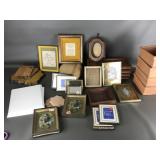 Vtg Frames, Wooden Plaques & More