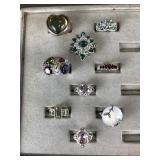 Avon Costume Jewelry Cocktail Ring Assortment