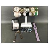 Vtg Oval Gold-tone Quartz & More