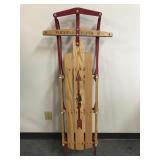 Vtg Flexible Flyer Iii Wood & Steel Runner Sled