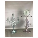 Brutalist Style Candelabra & Maitland-smith