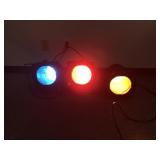 3 Classic Black Stage Lighting Par Can Lights