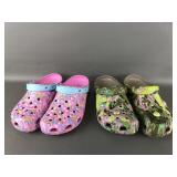 Ladies Lisa Frank & Camo Crocs Size 8