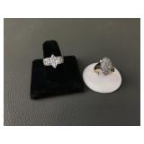 Sterling Silver Cocktail Rings