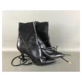 Versace Pointed-toe Stiletto Ankle Boots