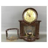 Vintage Mastercrafters Fireplace Clock Model
