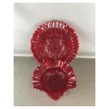 Good Luck Horseshoe Glass Plate & Bowl