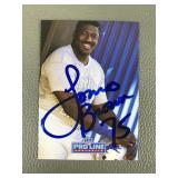 Detroit Lions Lomas Brown Autographed Proline