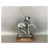 Chilmark Fine Pewter The End Of The Trail Figurine