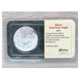 2001 American Silver Eagle 1oz Fine Silver