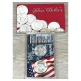 100 Years Silver Dollars 1886 Morgan & 1986 Eagle