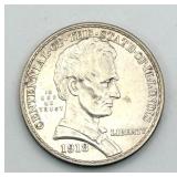 1918 Lincoln Silver Commemorative Half Dollar