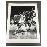 Vtg Signed Vinnie Johnson Detroit Pistons Print