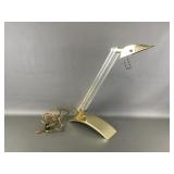 Vintage Brass Cobra Desk Lamp