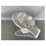 Sterling Silver Hugs & Kisses Tennis Bracelet
