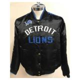 Black Satin Detroit Tigers Snap-front Varsity
