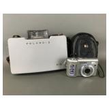 Polaroid 215 Land Camera & Samsung Digimax