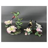 Porcelain Hummingbird Figurine + More