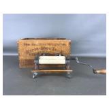 Antique Horse Shoe Brand Salesman Sample Wringer