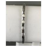 Sterling Silver Square Segmented Bracelet