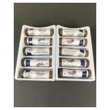 10 Mint Lincoln 2009 Denver & Philly Penny Rolls