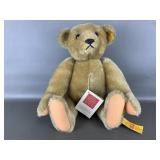 Vtg Jointed Steiff Mohair Talking Teddy Bear