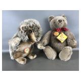 Vtg Steiff Nagy Beaver & Steiff Teddy