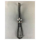 Vtg Sterling Silver Native American Zuni Bolo Tie