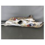 Handpainted Rustic Woodpecker Driftwood Folk Art