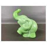 Fenton Chameleon Green Elephant Art Glass Figurine