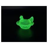 Mosser Uranium Glowing Mini Hen On Nest
