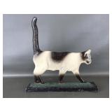 Vtg Cast Iron Siamese Cat Doorstop