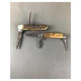 Vtg Anton winger jr. & pal blade co. Pocket knives