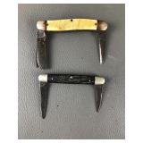 Vtg lf&c & Utica pocket knives