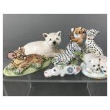 Basil Matthews Vtg Pottery Figurines Exotic Animal