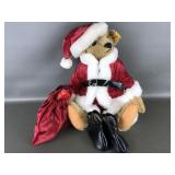 Vintage Steiff Santa Teddy Bear