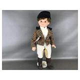 Vtg Gotz Jessica Equestrian Soft-standing Doll
