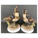 Vtg Porcelain Andrea By Sadek Ruffled Grouse