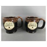 Antique Archaeology Pickin America Stoneware Mugs
