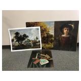 Frameless art prints, Rembrandt & more