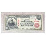 1902 Series $10 Dollar National Bank Of