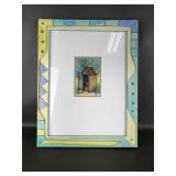 Whimsical Margaret Michael Watercolor Outhouse Art