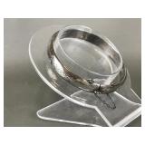 Vintage Sterling Silver Clamper Bracelet