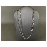 Vintage Sterling Silver Chain Necklace