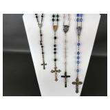Antique & Vintage Faceted Crystal Rosaries